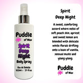 Spirit Deep Night Body Spray